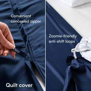 Fur-friendly Bamboo Quilt Cover Set