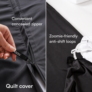Fur-friendly Bamboo Quilt Cover Set