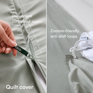 Fur-friendly Bamboo Quilt Cover Set