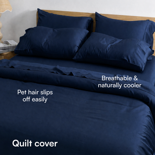 Fur-friendly Bamboo Quilt Cover Set