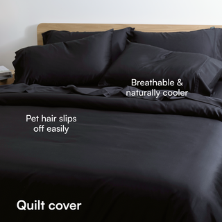 Fur-friendly Bamboo Quilt Cover Set