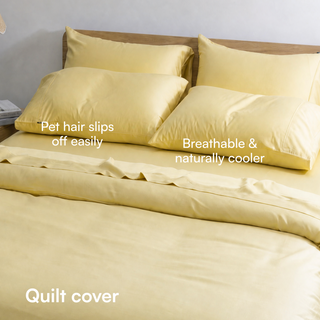 Fur-friendly Bamboo Quilt Cover Set