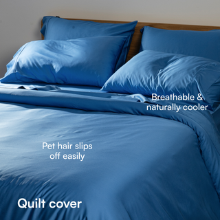 Fur-friendly Bamboo Quilt Cover Set
