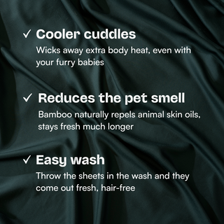 Fur-friendly Bamboo Sheet Set