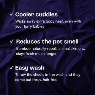 Fur-friendly Bamboo Sheet Set