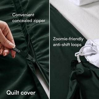 Fur-friendly Bamboo Quilt Cover Set