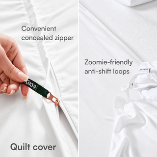 Fur-friendly Bamboo Quilt Cover Set