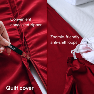 Fur-friendly Bamboo Quilt Cover Set