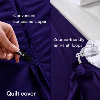 Fur-friendly Bamboo Quilt Cover Set