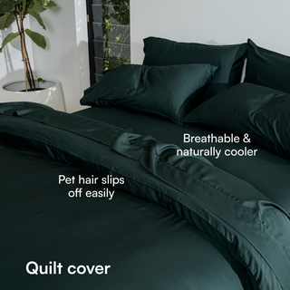 Fur-friendly Bamboo Quilt Cover Set