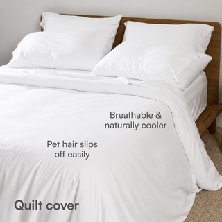 Fur-friendly Bamboo Quilt Cover Set