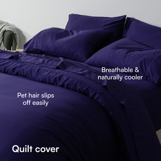Fur-friendly Bamboo Quilt Cover Set