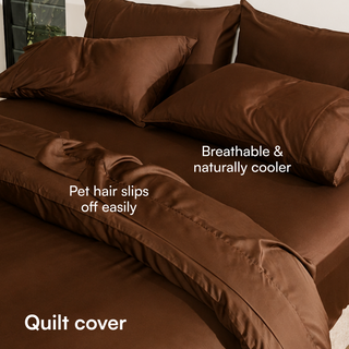 Fur-friendly Bamboo Quilt Cover Set