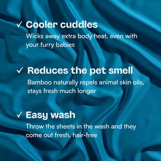 Fur-friendly Bamboo Fitted Sheet