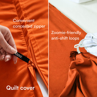 Fur-friendly Bamboo Quilt Cover Set