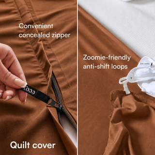 Fur-friendly Bamboo Quilt Cover Set