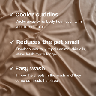 Fur-friendly Bamboo Sheet Set