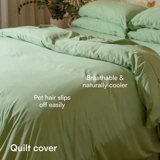 Fur-friendly Bamboo Quilt Cover Set