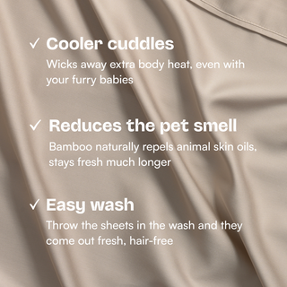 Fur-friendly Bamboo Sheet Set