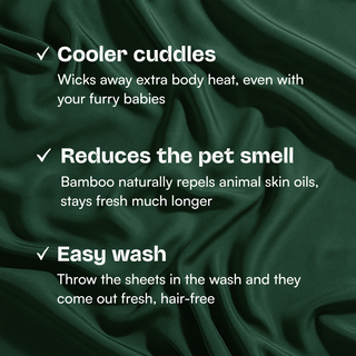Fur-friendly Bamboo Sheet Set