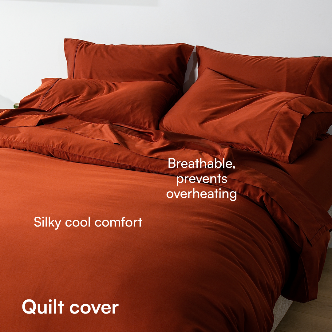 Cooling Bamboo Quilt Cover Set