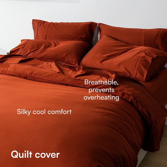 Cooling Bamboo Quilt Cover Set