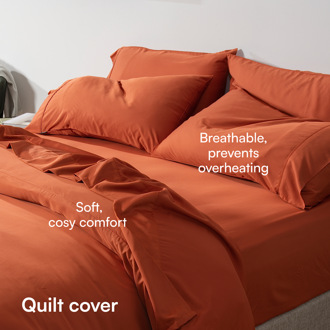 Cooling Bamboo Quilt Cover Set