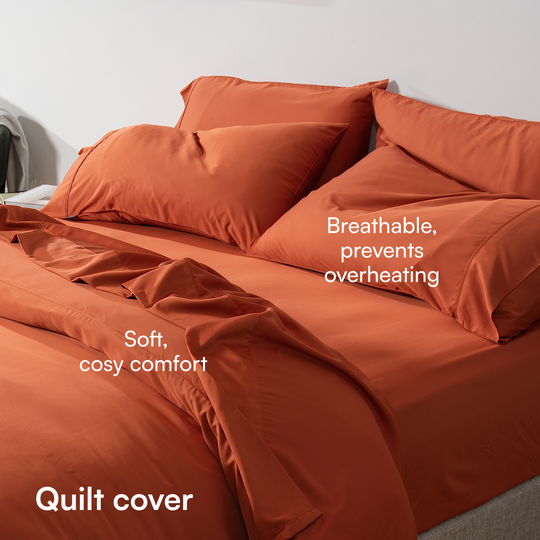 Cooling Bamboo Quilt Cover Set