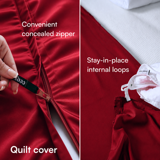 Cooling Bamboo Quilt Cover Set