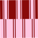 Strawberry / Merlot + Strawberry Stripe Pillowcases