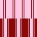 Strawberry / Merlot + Merlot Stripe Pillowcases