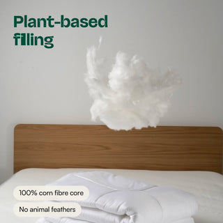 Plant-based corn fibre filling