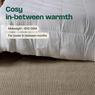Midweight mid-season quilt weight