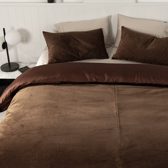 Corduroy Quilt Cover Set