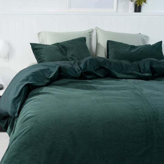 Corduroy Quilt Cover Set