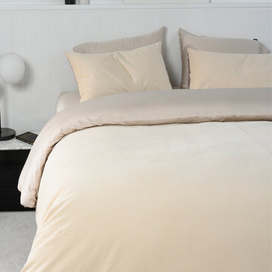 Corduroy Quilt Cover Set