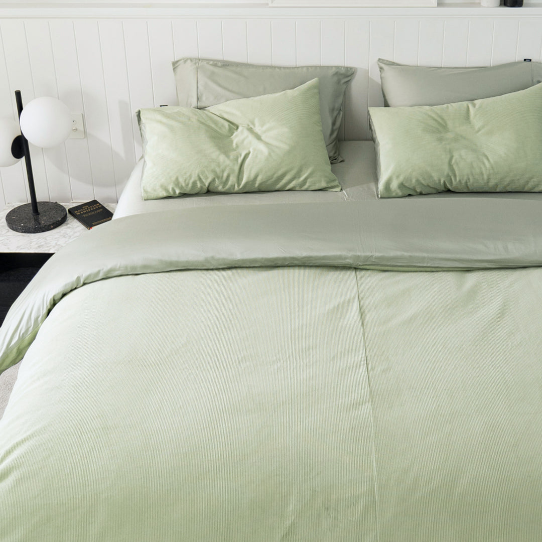 Corduroy Quilt Cover Set