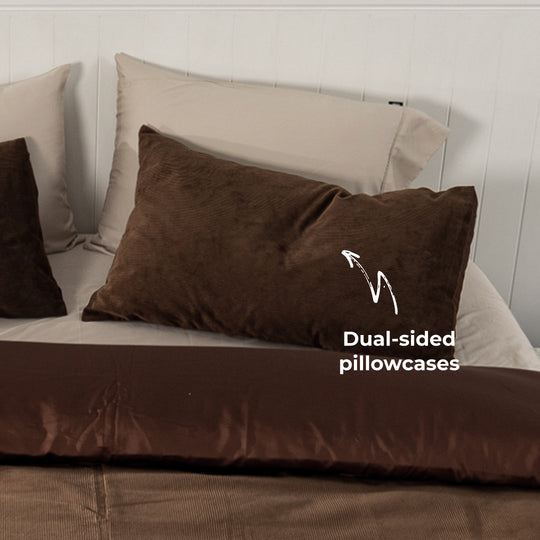 Corduroy Quilt Cover Set