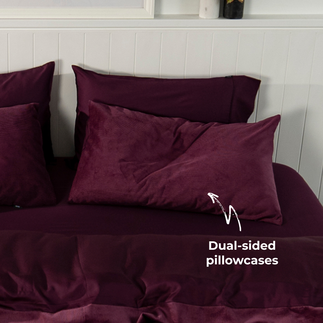 Corduroy Quilt Cover Set