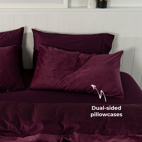 Corduroy Quilt Cover Set