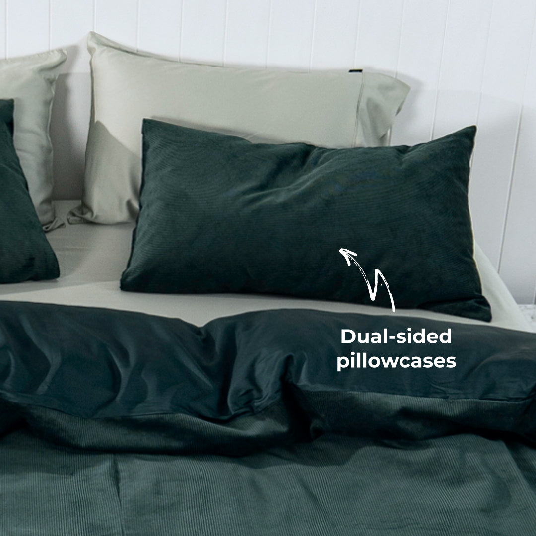 Corduroy Quilt Cover Set