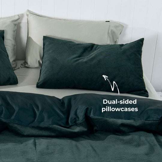 Corduroy Quilt Cover Set