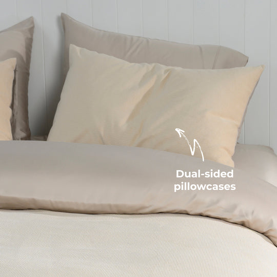 Corduroy Quilt Cover Set