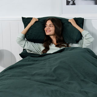 Corduroy Quilt Cover Set
