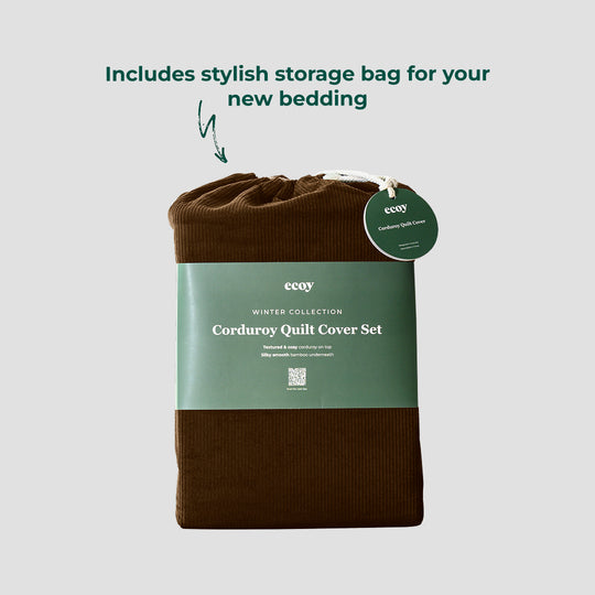 Corduroy Quilt Cover Set