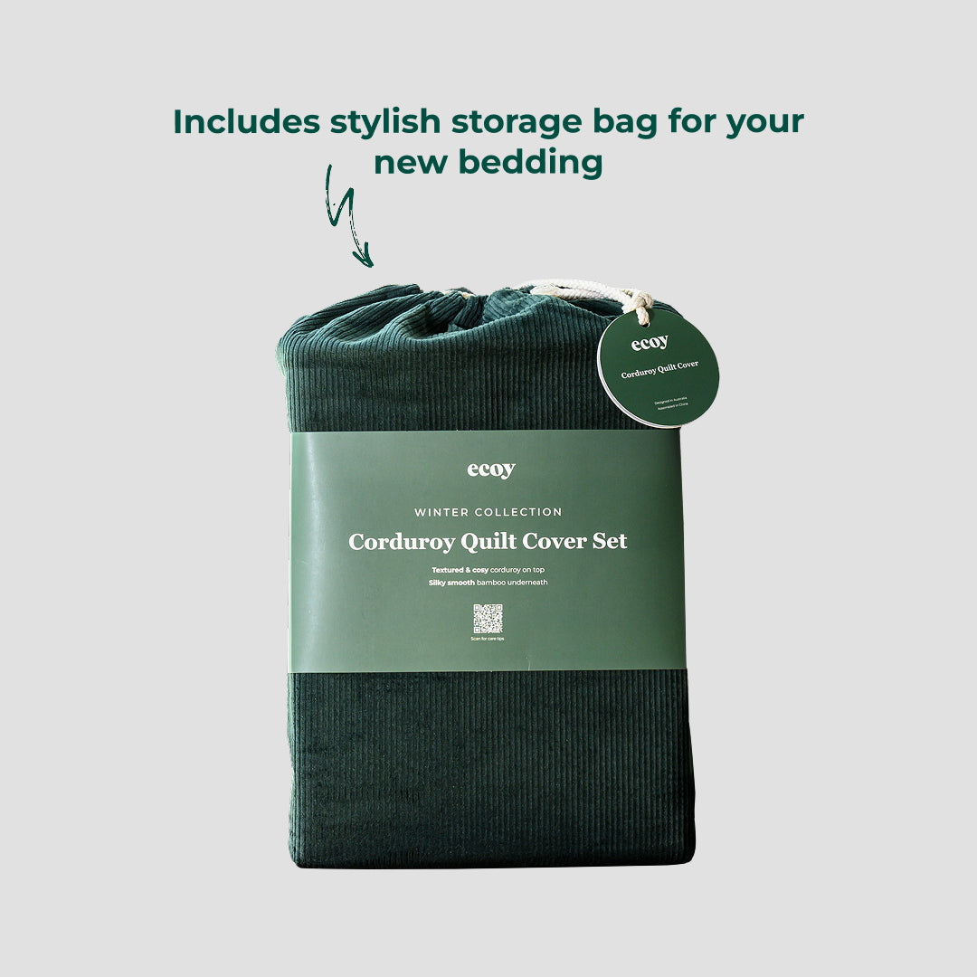 Corduroy Quilt Cover Set