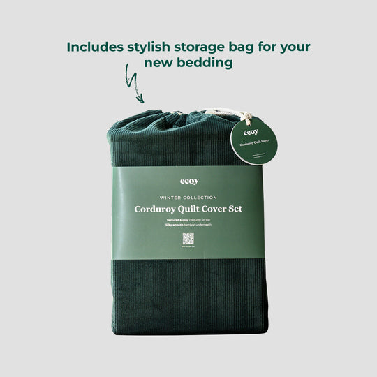 Corduroy Quilt Cover Set