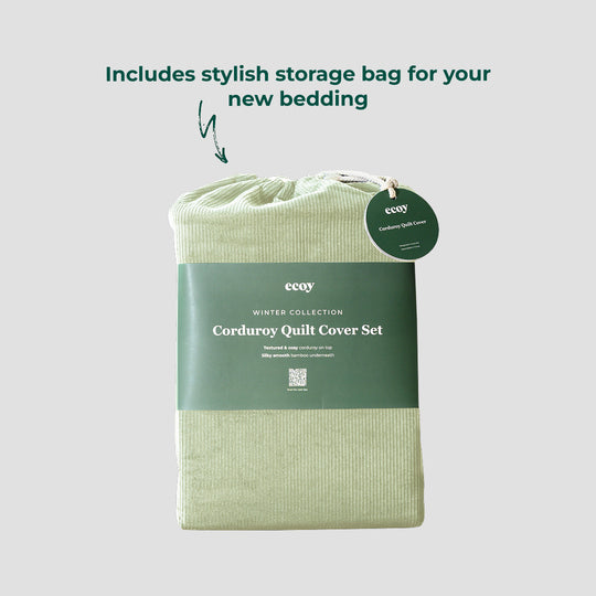 Corduroy Quilt Cover Set