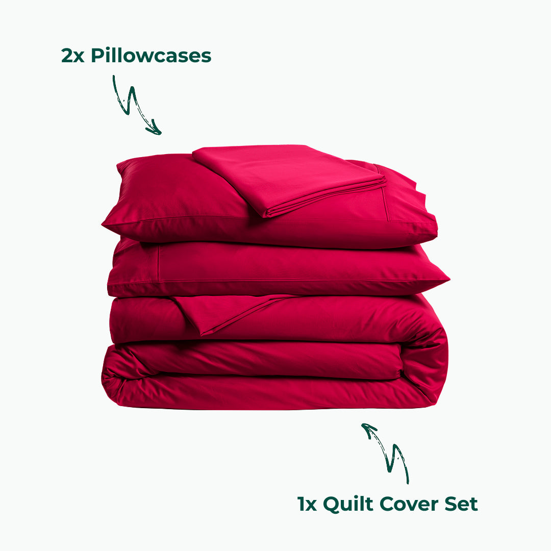 Cooling Bamboo Quilt Cover Set