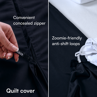 Fur-friendly Bamboo Quilt Cover Set